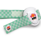 Ems for Baby Earmuffs - Mint/White on White