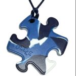 Chewy Pendant Puzzle Piece front