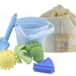 6pc Silicone Beach Set | Blue Sundae