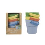 Silicone Shower Buckets 3pc Set | Green